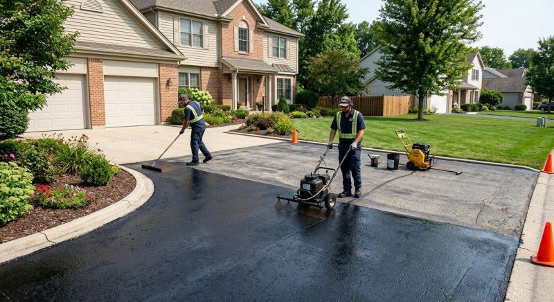 Asphalt Slurry Sealing in Columbus, OH