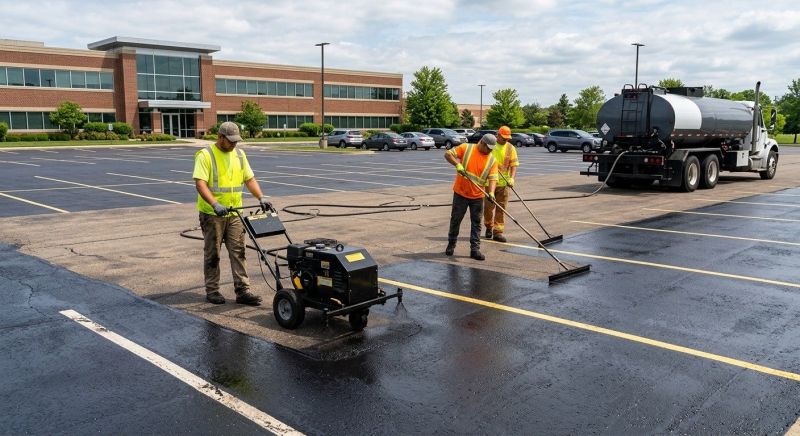 Commercial Asphalt Sealing in Fort Collins, CO