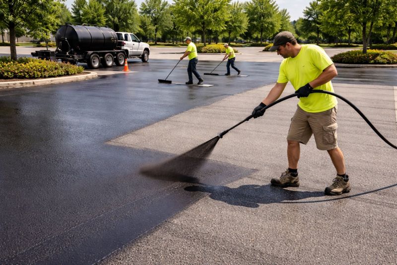Commercial Parking Lot Sealing in Denver, CO