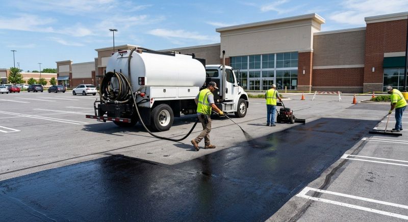 Commercial Parking Lot Sealing in Greenville, SC