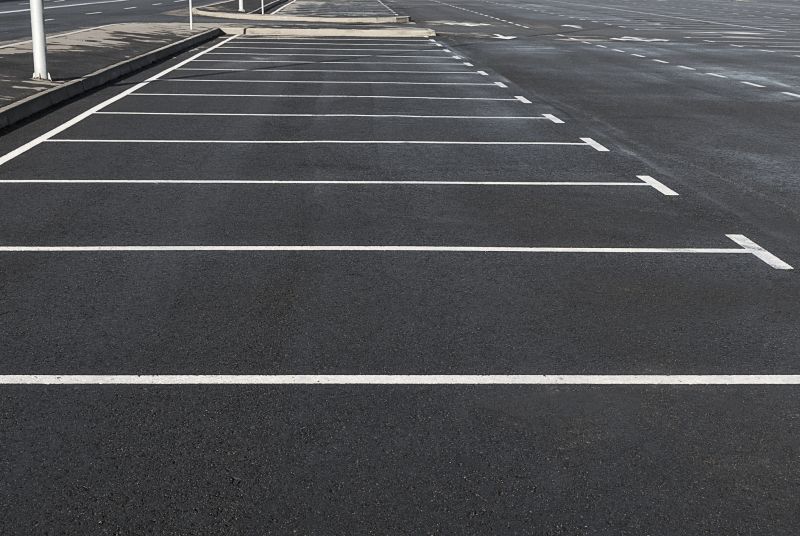 Parking Area Striping in Roswell, GA