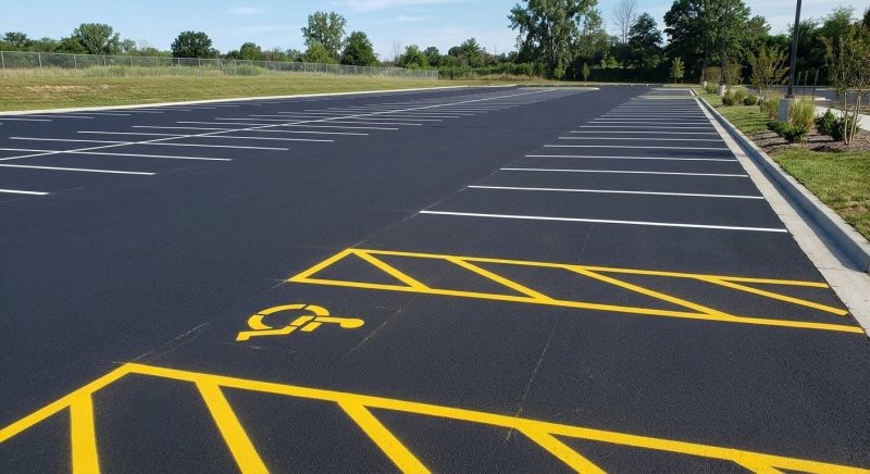 Parking Space Marking in Suwanee, GA